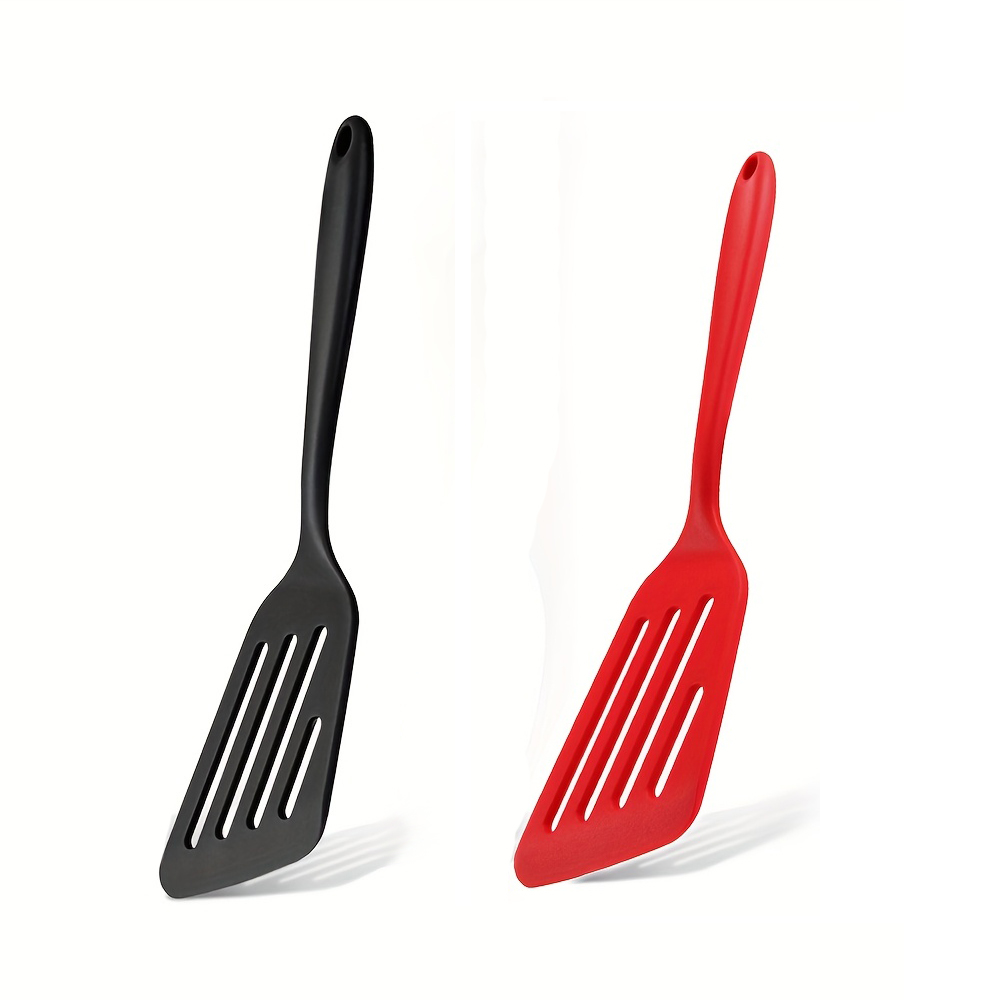 Okonomiyaki Spatula - 1 個キッチンノンスティックシリコンスパチュラ揚げ魚や卵の調理用漏れ防止スパチュラ高温シリコンキッチン用品
