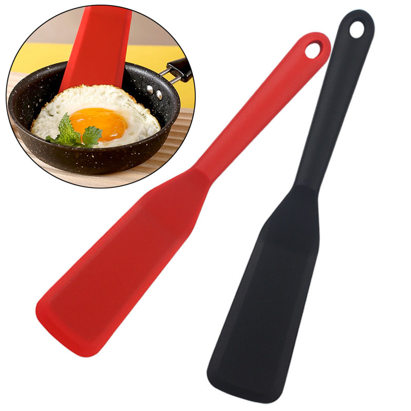 Okonomiyaki Spatula - シリコーンフライパンシャベル高耐熱キッチンツールノンスティックパンケーキ目玉焼き転送シャベル調理漏れヘラ